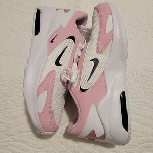 NEW NIKE AIR  MAX SHOES FOR WOMEN WHITE/BLACK ARCTIC PINK SIZE 9.5   CU4152 103